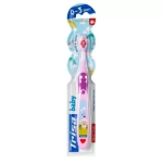 Детска четка за зъби Trisa Baby - Розова, 0-3 години