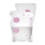 Торбички за съхранение на кърма Chicco, 250 ml, 30 броя