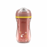 Детска чаша Chicco - Active, 14 m+, 266 ml, Момиче