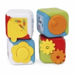 Интерактивна играчка Chicco - Mултифункционални кубчета, 4 броя
