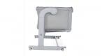 Детска кошарка с падаща страна Chicco - Next 2 Me Magic, Cool Grey