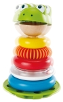 Дървена играчка за подреждане Hape - Жабка