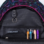 Ученическа раница Head - Котки в тъмното, 3 ципа