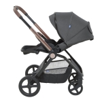Бебешка количка 2 в 1 Chicco - Mysa, Duo система, Charming Grey