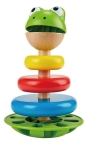 Дървена играчка за подреждане Hape - Жабка
