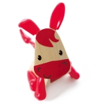 Детска играчка от бамбук Hape - Мини животинка, Магаре