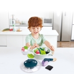 Детски готварски комплект Hape - Тенджера за фондю с аксесоари, 17 части