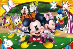 Двулицеви пъзели Lisciani - Mickey Mouse, 4 х 48 части
