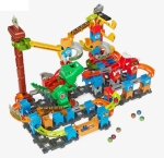 Игрален комплект Vtech - Marble Rush, Комплект писта с мраморни топчета, Динозавър