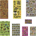 Комплект супер стикери Totum - Костенурките нинджа, 10 части