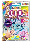 Творчески комплект Craze - Loops, 100 броя ластици, асортимент