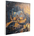 Рисуване по номера Craft Buddy - Завръщане на село за Коледа