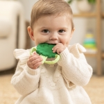 Силиконова бебешка гризалка Infantino - Броколи