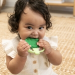 Силиконова бебешка гризалка Infantino - Броколи