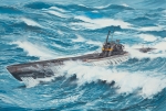 Сглобяем модел Revell - Германска подводница TYPE VII C-41, Atlantic Version