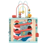 Интерактивна играчка 4 в 1 Hape - Магически музикален куб