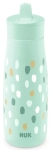 Чаша NUK - Mini-Me Flip, 450 ml, 12+ месеца, Зелена на точки