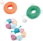 Бебешка играчка Hape - Зайче, за нанизване