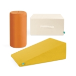 Комплект модулни форми от пяна Battat - Жълто-оранжеви, 3 части