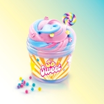 Творчески комплект Canal Toys - So Slime, Направи си сам сладък слайм