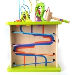 Детска игра Hape - Куб със спирали