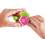 Дървена играчка Hape - Зайче, за баланс и нанизване