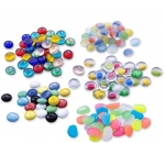 Детска игра Buki France - Плоски мраморни топчета, 150 броя