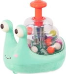 Детска играчка Battat - Светещ пумпал, Охлюв