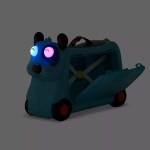 Детски куфар 2 в 1 Battat - Коте, Син