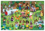 Детски пъзел Orchard Toys - Дървесно парти, 70 части
