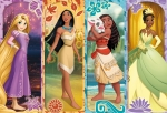 Двулицев пъзел Lisciani - Disney Princess, 2 x 60 части