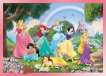 Двулицев пъзел Lisciani - Disney Princess, Свят на дъгата, 108 части