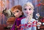 Двулицев пъзел Lisciani - Frozen, 2 х 24 части