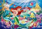 Двулицев пъзел Lisciani, - Малката русалка, 35 части
