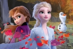 Двулицев пъзел за оцветяване Lisciani - Frozen 2, 24 части