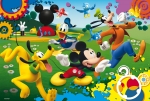 Двулицеви пъзели Lisciani - Mickey Mouse, 4 х 48 части