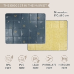 Двустранна подложка за игра с топки Taf Toys - Fold ′n Fun, Тъмно синя