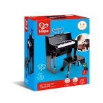 Дървено електронно пиано със столче Hape - Червено