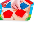 Дървен пъзел Hape - Кой е в къщата