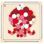 Творчески комплект Hape - Дървена мозайка, Октопод