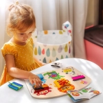 Игрален комплект Battat - Табло за основни умения, 8 части