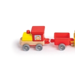 Игрален комплект Hape - Влакче с маймунки