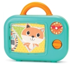 Интерактивна играчка Infantino - B Kids, Музикален телевизор, Син