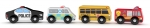 Детски дървен комплект J′adore - Градски автомобили