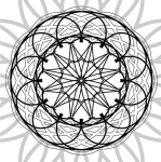 Книжка за оцветяване Eurekakids - Мандали и сезони