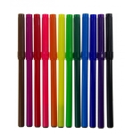 Комплект флумастери Astra - Mini Mini, 12 цвята