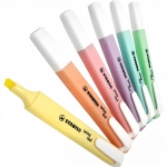 Комплект текст маркери Stabilo - Swing Cool, Pastel, 6 цвята