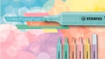 Комплект текст маркери Stabilo - Swing Cool Pastel, 8 цвята