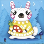 Комплект за декориране Eurekakids - Блестяща мозайка