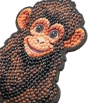 Комплект за диамантена бродерия Craft Buddy - Crystal Art Buddies, Шимпанзе